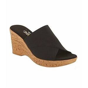 NEW ONEX women's christina sandal in black elastic